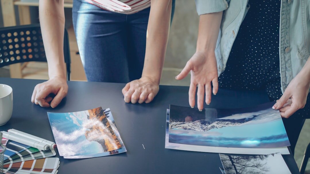 Team of professionals collaborating around a modern office table